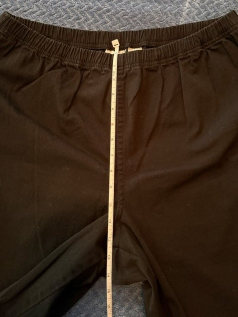 Croft & Barrow Woman Stretch Black Bermuda Shorts Capri Size 2X - Picture 7 of 10